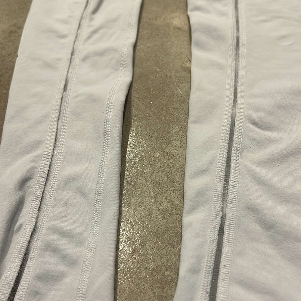Alo Yoga High Rise Dash Leggings Light Grey Size XS - Picture 4 of 9